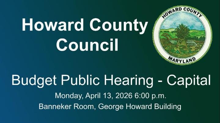 Thumbnail image for Howard County Council Legislative Session for 4/13/2026