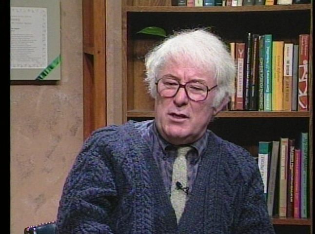 The Writing Life: Roland Flint hosts Seamus Heany